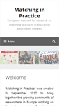 Mobile Screenshot of matching-in-practice.eu
